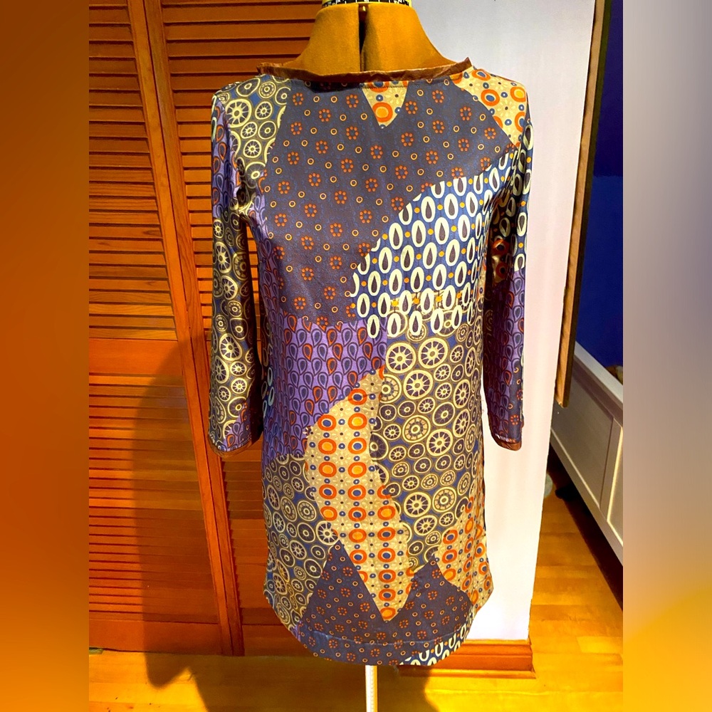 La Fée Maraboutée multicolored dress. Made in Italy.   Size 38